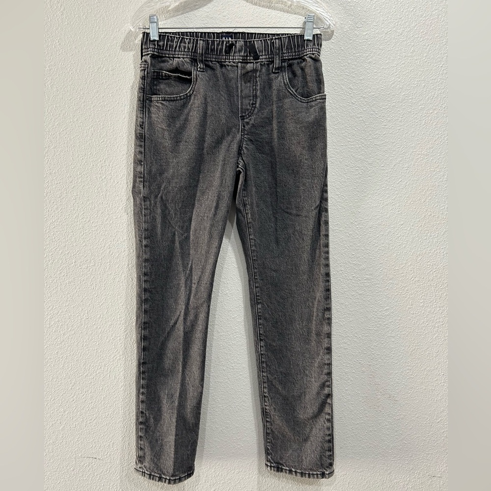 Gap Denim Charcoal Husky Stretch Slim Youth Jeans sz XL